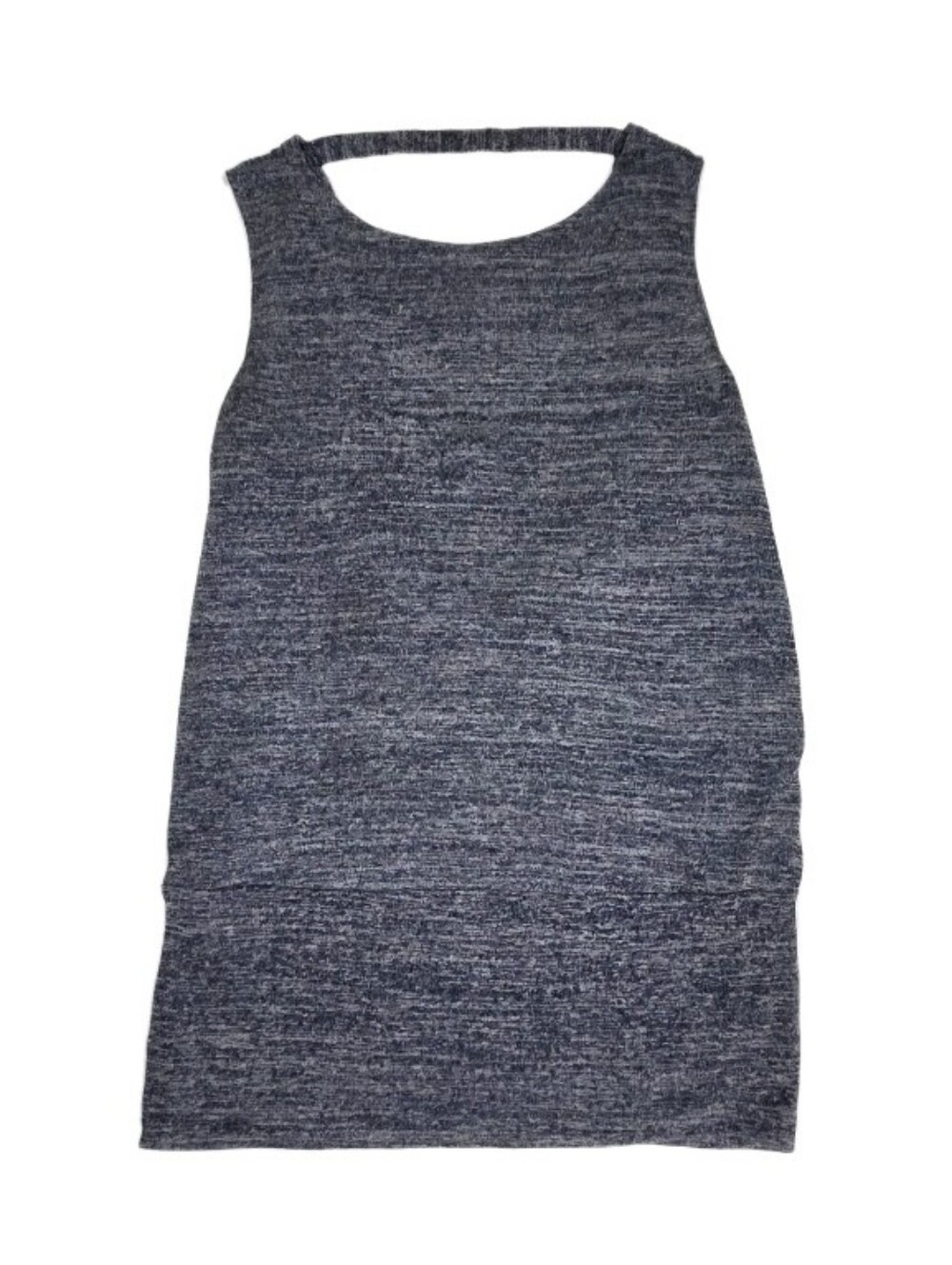 White House Black Market Sleeveless Cowl Back Tunic Top Womens Size XL Navy Blue